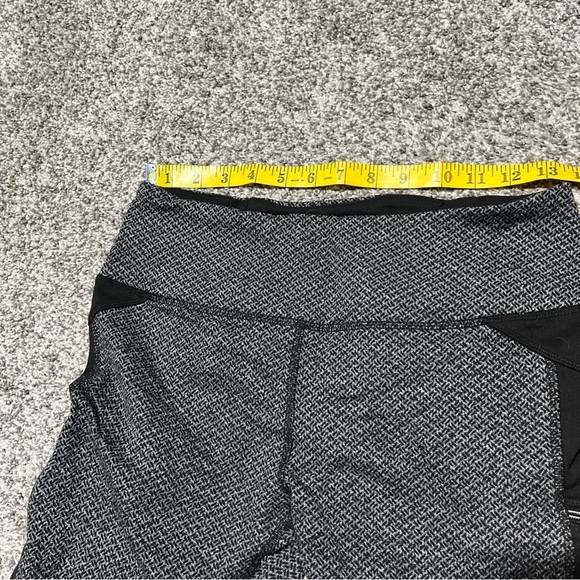 Zobha Women’s Ankle leggings Tweed Style Gray And Black Size M Zipper Pockets - Picture 4 of 9